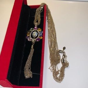Aldo Necklace, pendant with tassle